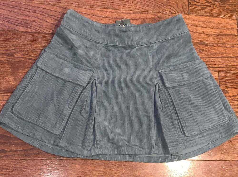 Wild Fable Blue‎ Corduroy Mini Skirt XS – NWT– Y2K Aesthetic Casual Streetwear